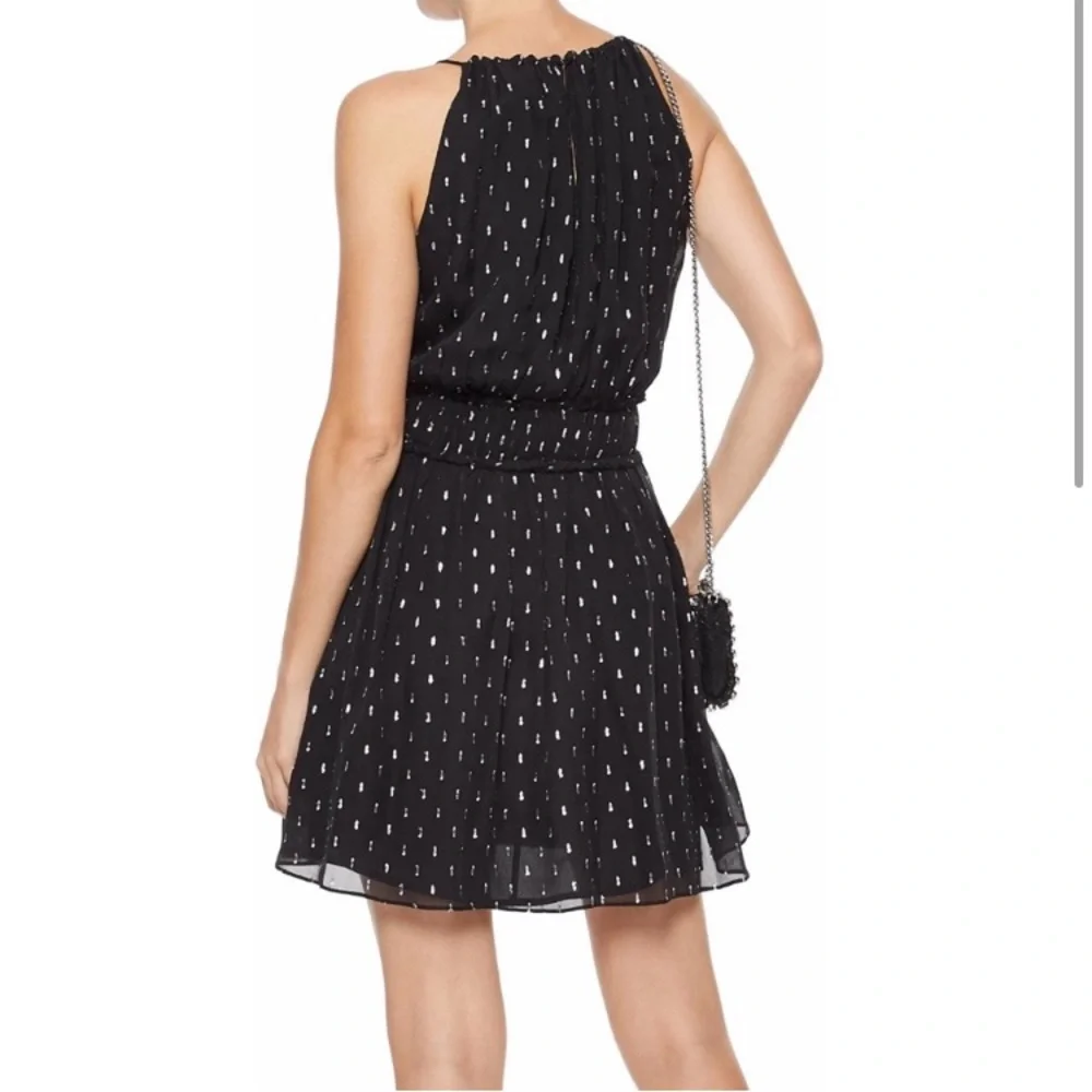 Joie Althia Metallic Embroidered Silk Dress - Picture 2 of 16